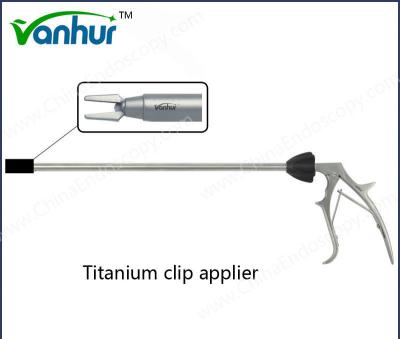 China Abdominal Surgery Tool Titanium Clip Applicator with Flat-Middle Clip Specifications for sale