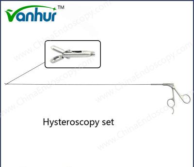 China Advanced Hysteroscopy / Uteroscope Set with Rigid Biopsy Forceps Phi Acceptable OEM for sale