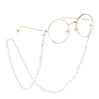 China Newly Wedding Pearl Glasses Chains Vintage Glass Chain Eyewear Sunglasses Accessory Rope for sale