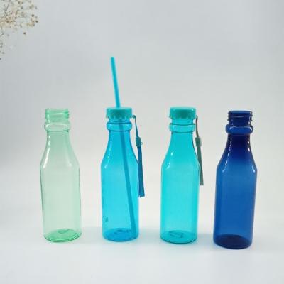 China Sustainable Food Grade BPA Free Plastic 490ml Cola Smart Bottle With String For Festival for sale