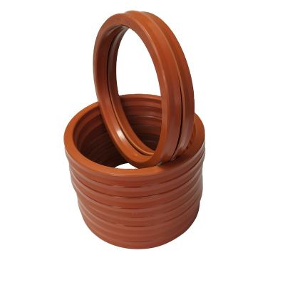 China U ring (FKM) factory direct sales of high quality brown FKM UN hydraulic cylinder seals/green TPU UHS for sale