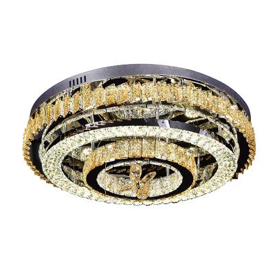 China Simple Modern Popular Wholesale Villa Bedroom Ceiling Decorative Lead Crystal Chandelier Light for sale