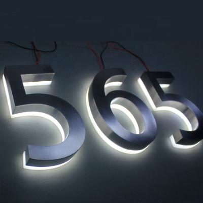 China 3D Buildings Interior Wall LED Shop Front Signage Hotel Advertising LED Letter Signage LED Sign for sale