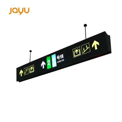 China Flat Anti Rust Commercial Signage Business Mall Signs Directory Sign Guide Ceiling Hanging Sign for sale