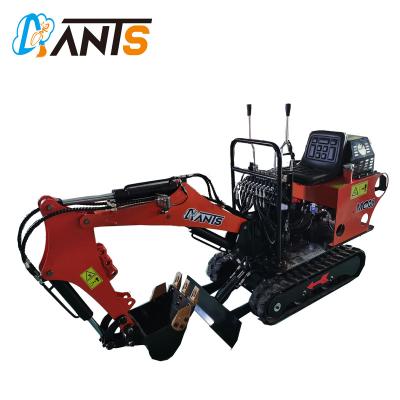 China Hotels 1 Ton Mini Excavator ME10 Closed Cabin With EURO V Emission Engine Minibagger for sale