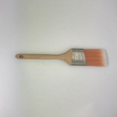 China Factory Direct Price Wholesale Custom High Quality Wooden Handle Orange And White Paint Brush Set for sale