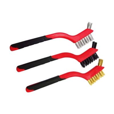 Κίνα Handle Bbq Utensil Stainless Steel Wire Grill Cleaning Brush good quality Manufacturer Painting Tool Set προς πώληση