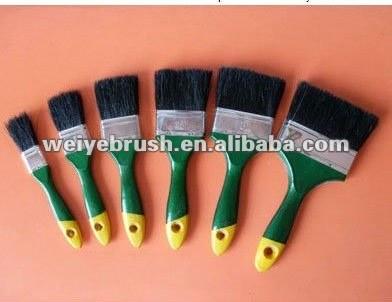 China Black Bristle plastic handle with paintting handle good quality Manufacturer Painting Tool Set for sale