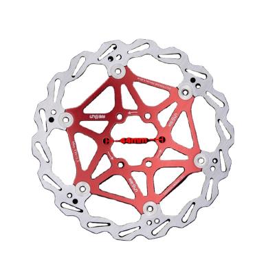 China Two Way Disc Brake Rotor Six Holes MTB Bike Brake Floating Disc Brake Moutain Bike Oil Disc Brake Rotors Parts for sale