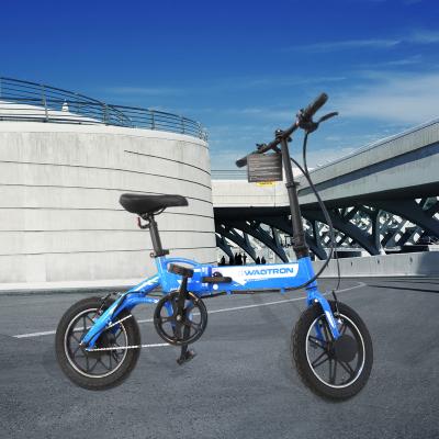 China 48V 250W 48V 12.8AH Portable Electric Bicycle Mini Travel E-Bike 250W Motor 14 Inch Portable Electric Folding Bike for sale