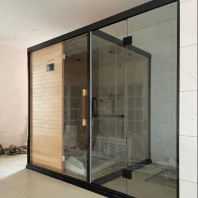 China Computer control panel home saturated steam dry sauna, steam shower sauna combination shower rooms with sauna for sale