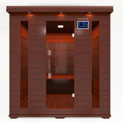 China Computer Control Panel Factory Made Detox And Weight Loss Far Infrared Indoor Sauna Room for sale