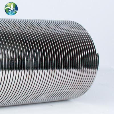 China Industry Filter Strainer Customized V Shaped Wrapped Slot Pipe Screen Filter Johnson Wedge Wire Screen Mesh Sand Filter for sale