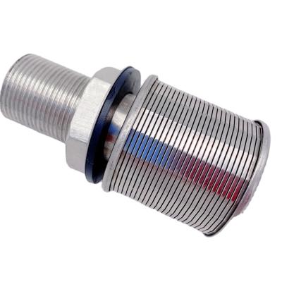 China Professional Industry Filter Strainer Factory Filter Nozzle With V Shape Nozzle Profile Wire Screen for sale