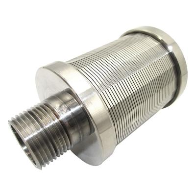 China Industry hot sale filter strainer factory sale stainless steel wedge 304 316L wire wrapped filter V nozzles for sale