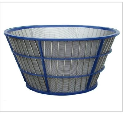 China Building Material Shops Mesh Wedge Wire Screen Basket Water Filter Wedge Baskets for sale