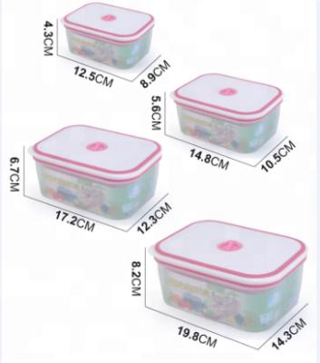 China Freshness Retention Food Grade PP Plastic Keeping Container Fresh for sale