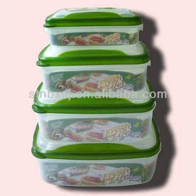 China Microwavable plastic airtight food container/storage box for sale