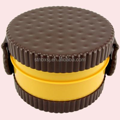 China Freshness Preservation 650ML Plastic Cookie Container for sale