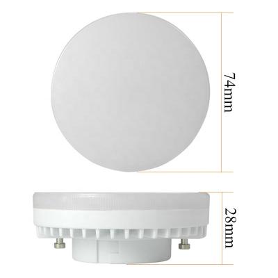 China Residential plastic aluminum cabinet led gx53 lamp 5W gx53 led hallway light ceiling lamp wall light bulb AC85-265V flicker free for sale