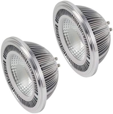 China Residential wholesale aluminum led ar111 9W cob dimmable G53 gu10 220v 110v led spotlight AR111 ce roys ra>90 pf>0.9 for sale