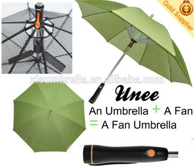 China 2019 hot sale fashional modern creative new design fan solar powered umbrella for sale