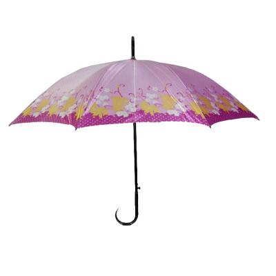 China Modern Cheap Satin Cloth Automatic Straight Umbrella For Indonesia Market Promotion Umbrella for sale