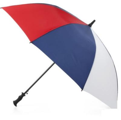 China Morden Pongee Luxury Materials Two Tone Umbrella Automatic Open Golf Umbrella for sale