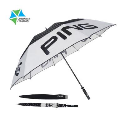 China Wholesales Large 2 Layer Modern Golf Duct Sport Umbrella Custom Golf Umbrella In China for sale