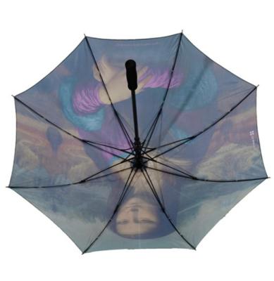 China Heat Transfer Sun And Rain Golf Waterproof Printed Umbrella for sale