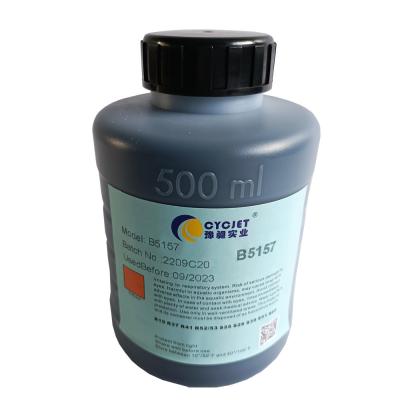 China Impressora a jato de tinta industrial de tinta preta Inks da garrafa 500ml CYCJET B5157 de CIJ à venda