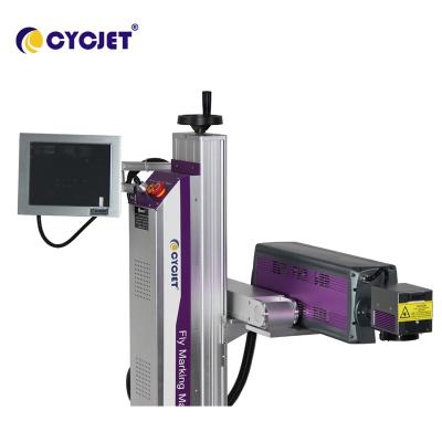 China CO2 Laser Coding Marking Machine For Water Bottle Production Line Date Code Printer en venta