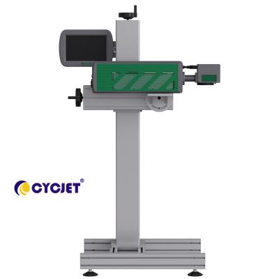 China CYCJET LC30F fliegen Laser-Markierungs-Maschine für Glasflaschen-Jahresabstempelungs-Drucker zu verkaufen