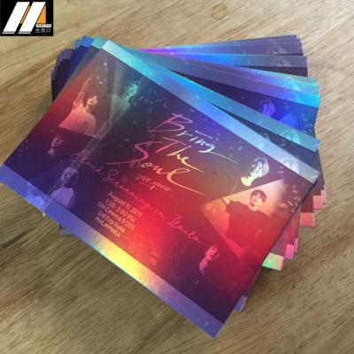 China Advertising Offset Printing 0.38mm Thickness Clear Name Card for sale