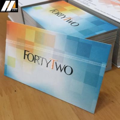 China Spread Matte Soft Touch Luxury Coating Color Full Color Printing Luxury Business Cards for sale