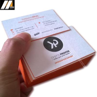 China Advertising Fine Workmanship Letterpress Top Quality Luxury Business Cards for sale