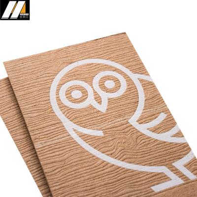 China paper & Professional Printing Cardboard Name Card , High Quality Brown Paper Name Cards for sale