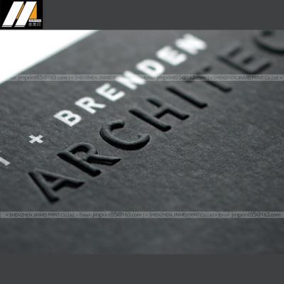 China Advertising china wholesale products business card high quality embossed printing for sale