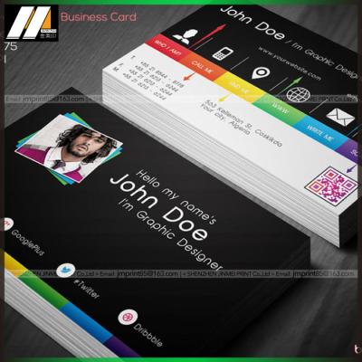 China Advertising Good Quality Products Inexpensive Template Printing Business Card for sale