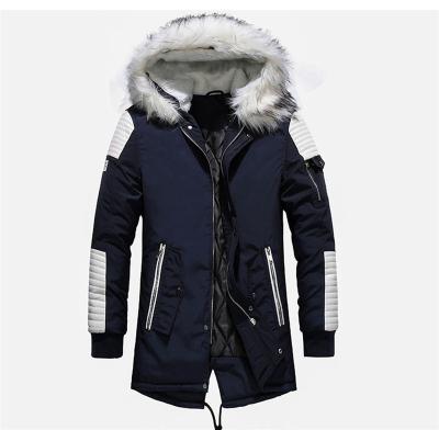 China Free Shipping Casual Anti Shrink Long Outwear Hooded Winter Jacket Men Thicken Warm Jackets Coats Men for sale