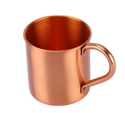 China Sustainable Custom Solid Pure Copper Cocktail Mug for sale