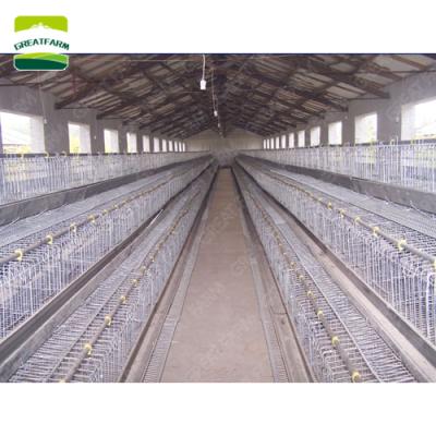 China Large Steel Wire Q235 Farm Chicken Cage For Sale In Philippines Layer Chicken Cage System for sale