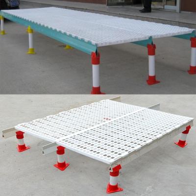 China Pork porcelain slat flooring for poultry, plastic ventilation broiler flooring mat for sale for sale