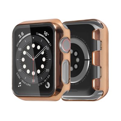 China High quality PC ESEEKGO Hotselling new waterproof watch case tpu gold for Apple iWatch for sale