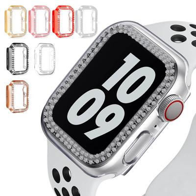 China New ESEEKGO PC Protector 38mm 40mm 42mm 44mm Durable Watch Case Diamond Rugged Case For Apple for sale