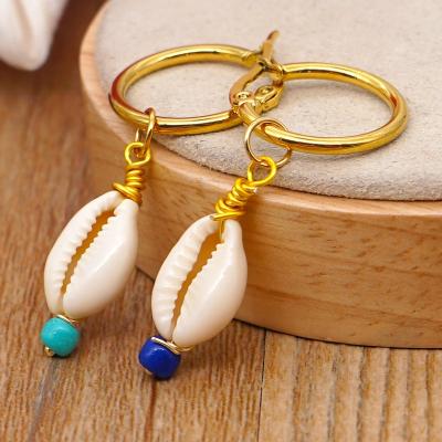 China Wholesale Bohemian Fresh Creative High Quality Simple Hot Sale CLASSIC Jewelry Shell Earrings New Trendy Retro Fashion for sale