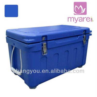 China Waterproof Plastic Insulated Tub 62L Ice Chest Fishing Cooler Box for sale