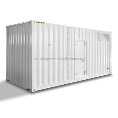 China 40 Feet Germany MTU Generator 1760kw Generator Set 2200kva Heavy Duty Diesel Containerized For Sale NPM2200kva for sale