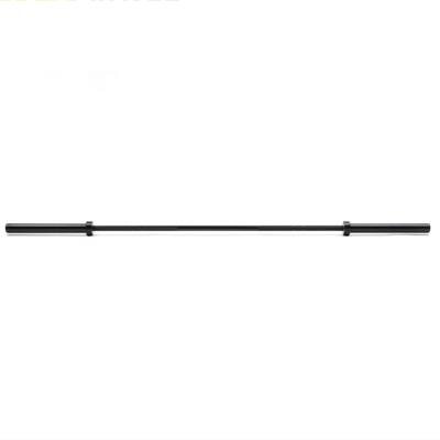 China Hard Zinc Durable Black Barbell Weightlifting Barbell Free Chrome Barbells for sale