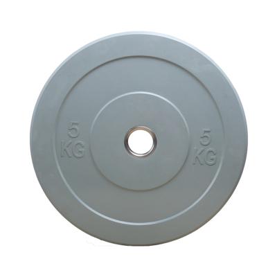 China Comfortable High Quality Free Weight Plate Gym Weight Plate Colorful Bumper Rubber for sale